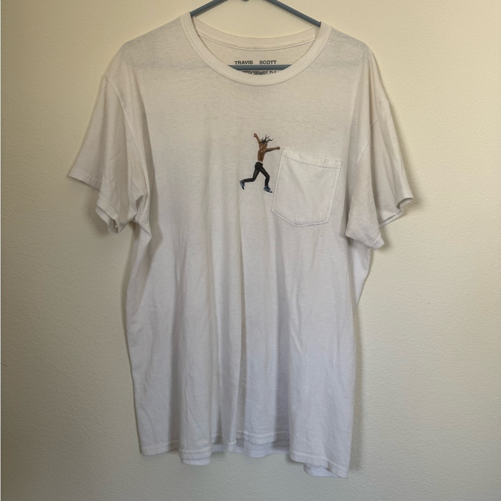 Travis Scott Off-White Astroworld Pocket Tee size L